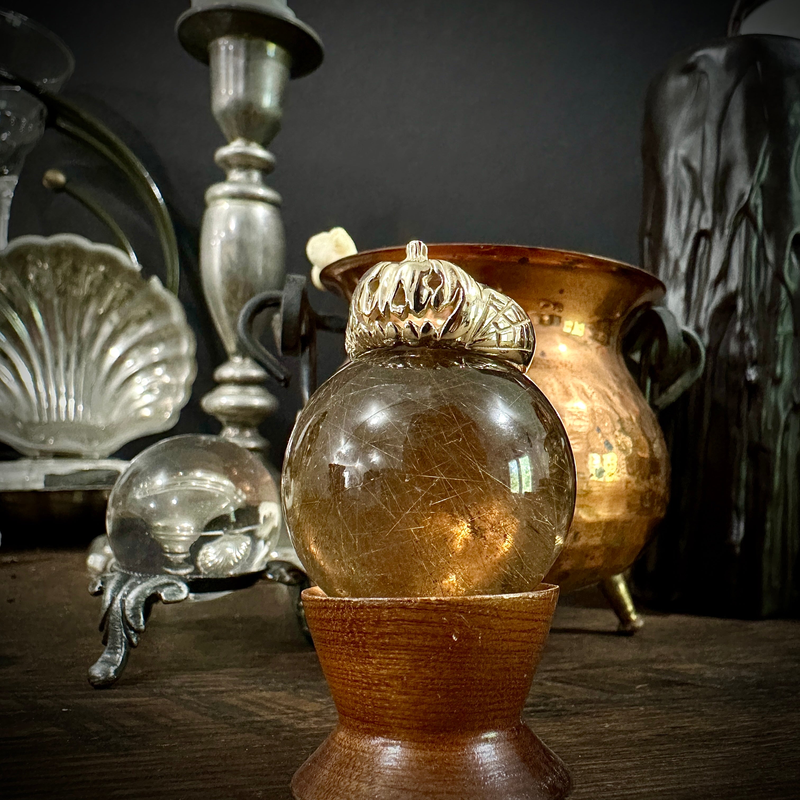 Small Classic Jack-O Pumpkin Ring 14k Gold