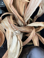 Small Classic Jack-O Pumpkin Ring 14k Gold