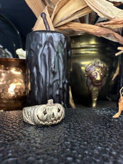 Small Classic Jack-O Pumpkin Ring 14k Gold