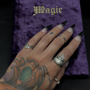 Smoke Ring - Witchy Silver Stacker Ring