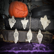 Pumpkin Ghosts Pendant