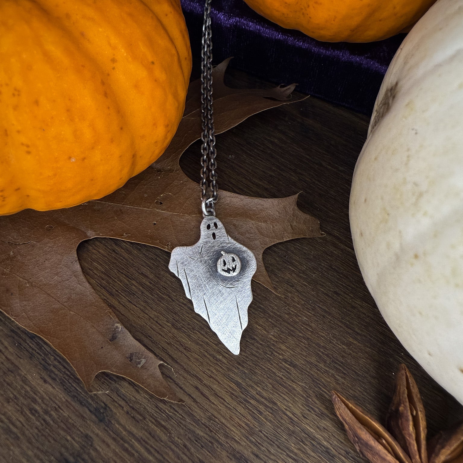 Pumpkin Ghosts Pendant