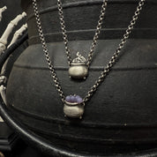 Cauldron & Smoke Necklace Witchy Pendant
