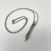 Midnight Society Pendant - Burning at Both ends Candle Necklace