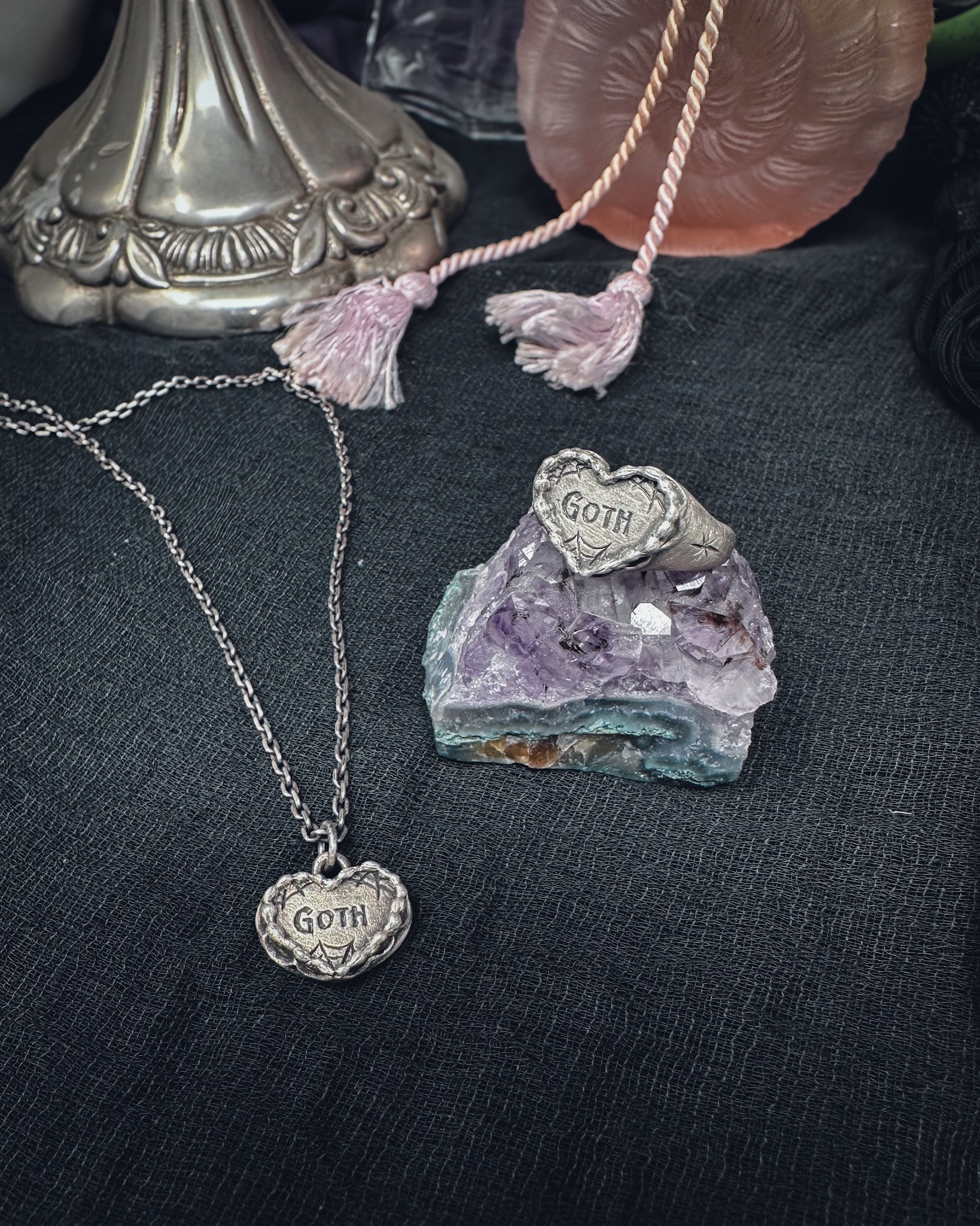 Sugar Goth Ring- Uneven X Olivia Faust Ready to Ship