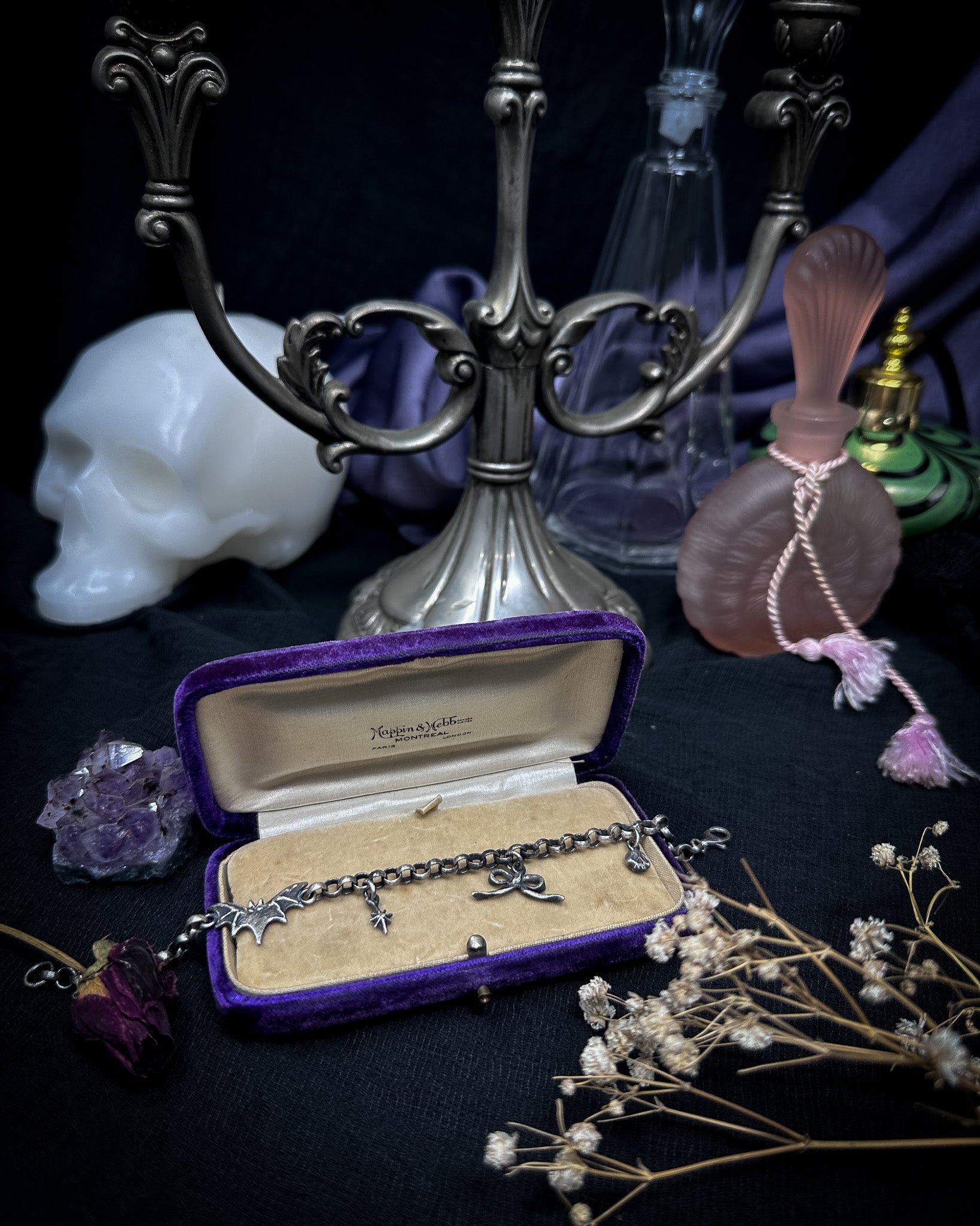 Macabre Daydreams Charm Bracelet LIMITED - Uneven X Olivia Faust