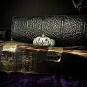 Gemstone Classic Jack-O Pumpkin Ring – Handcrafted Sterling Silver Halloween Jewelry