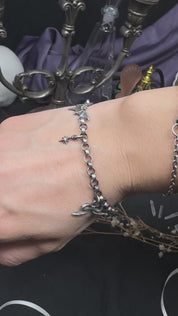 Macabre Daydreams Charm Bracelet LIMITED - Uneven X Olivia Faust