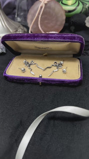 Dainty Death Earrings - Uneven X Olivia Faust - Ready to Ship