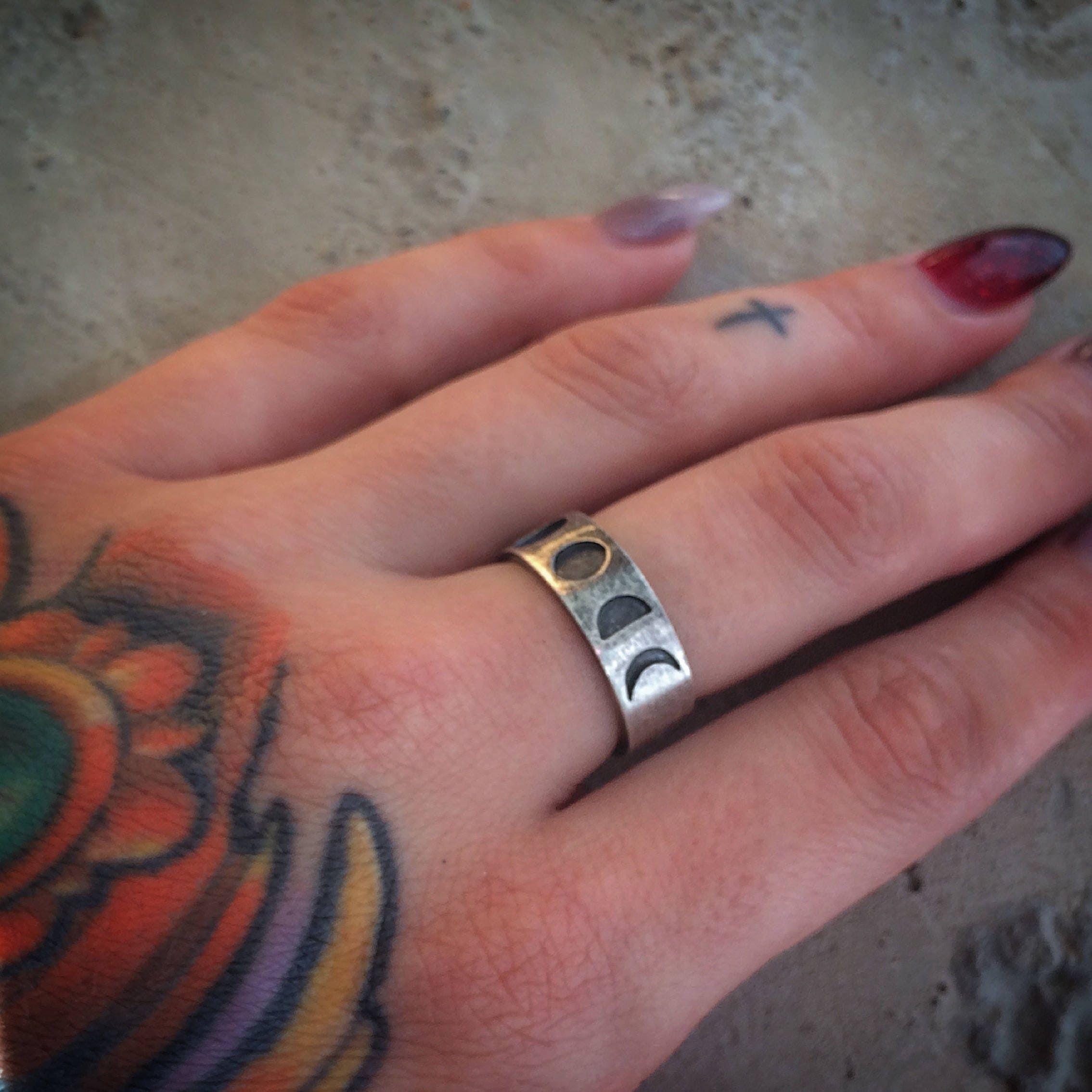 Moon Phases Ring - Ready to Ship