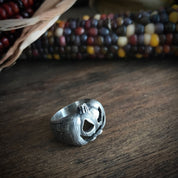 Jack-O-Lantern Pumpkin Ring - Ready to Ship