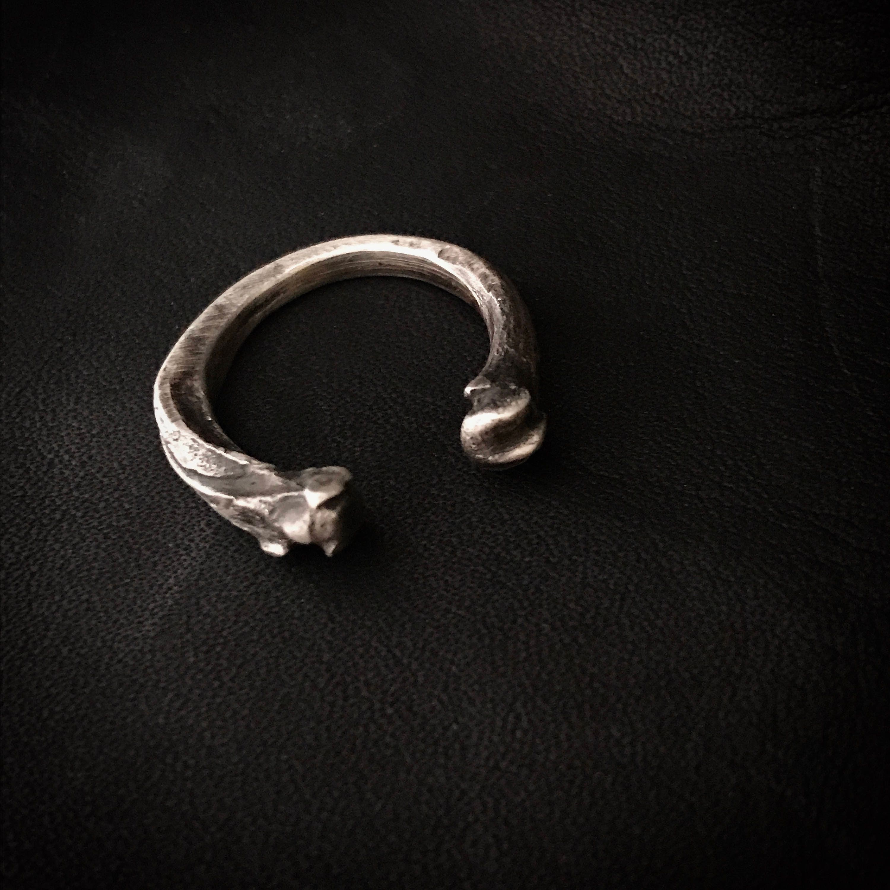 Cat Bone Ring - Ready to Ship
