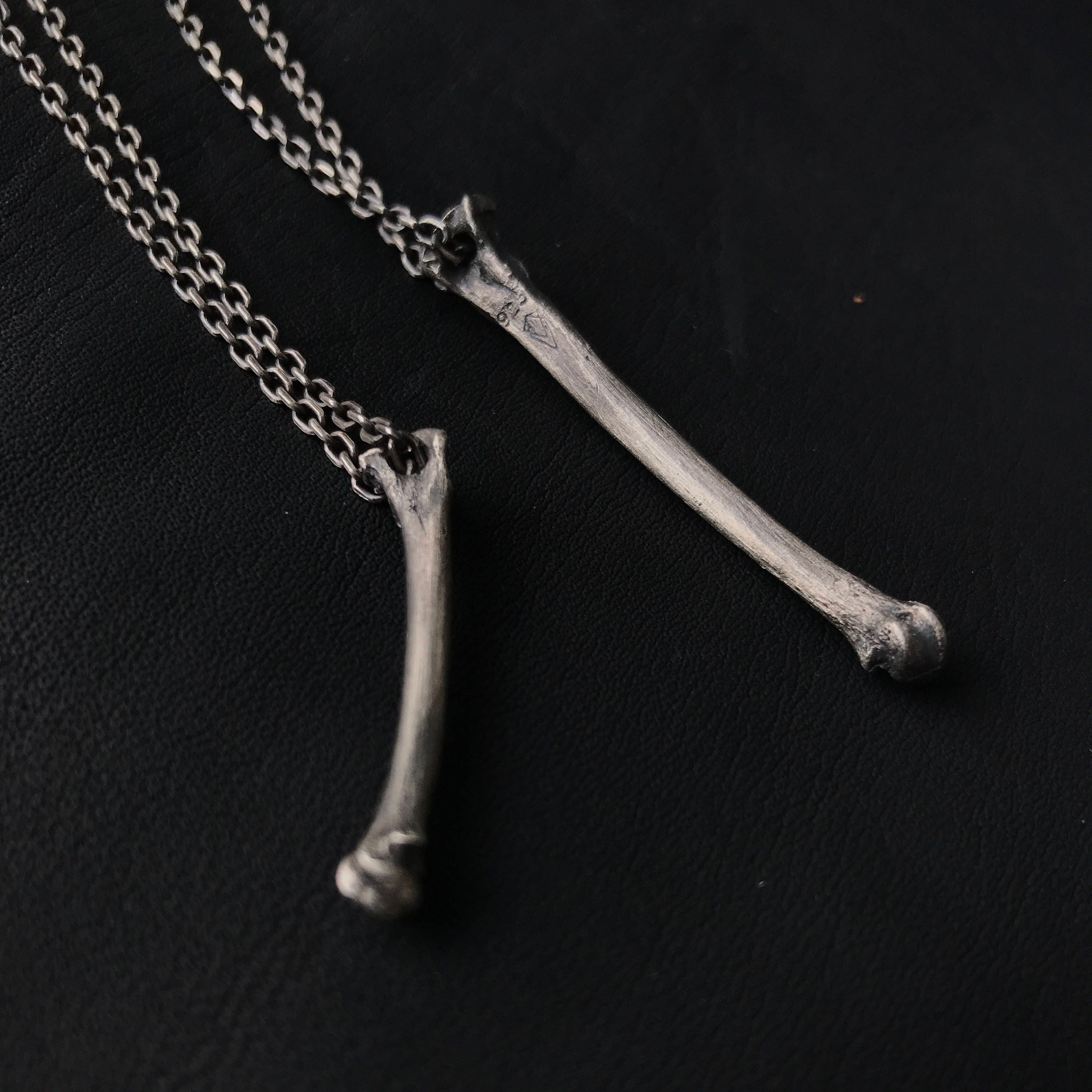 Big Cat Bone Pendant Necklace - Ready to Ship