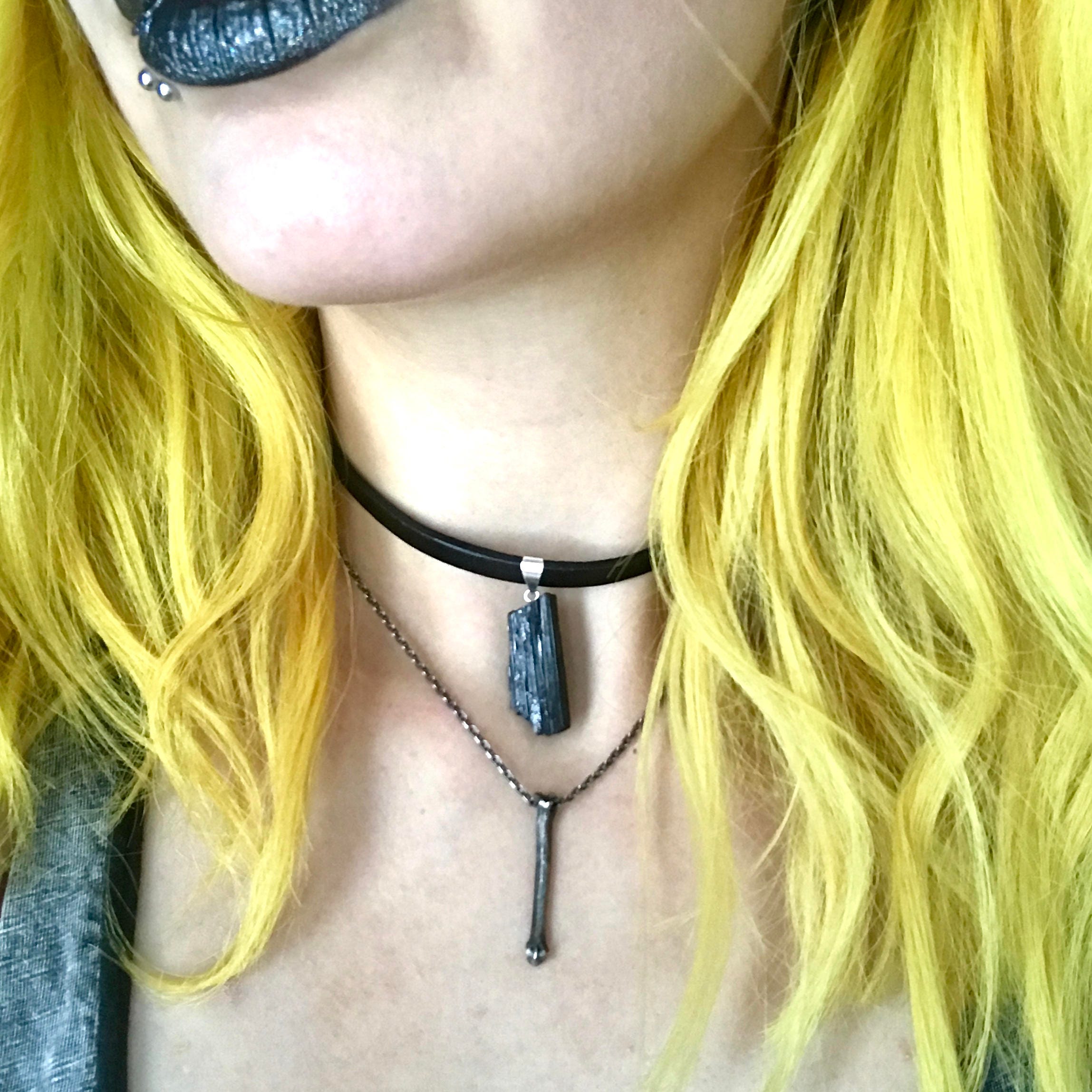 Big Cat Bone Pendant Necklace - Ready to Ship