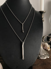 Big Cat Bone Pendant Necklace - Ready to Ship