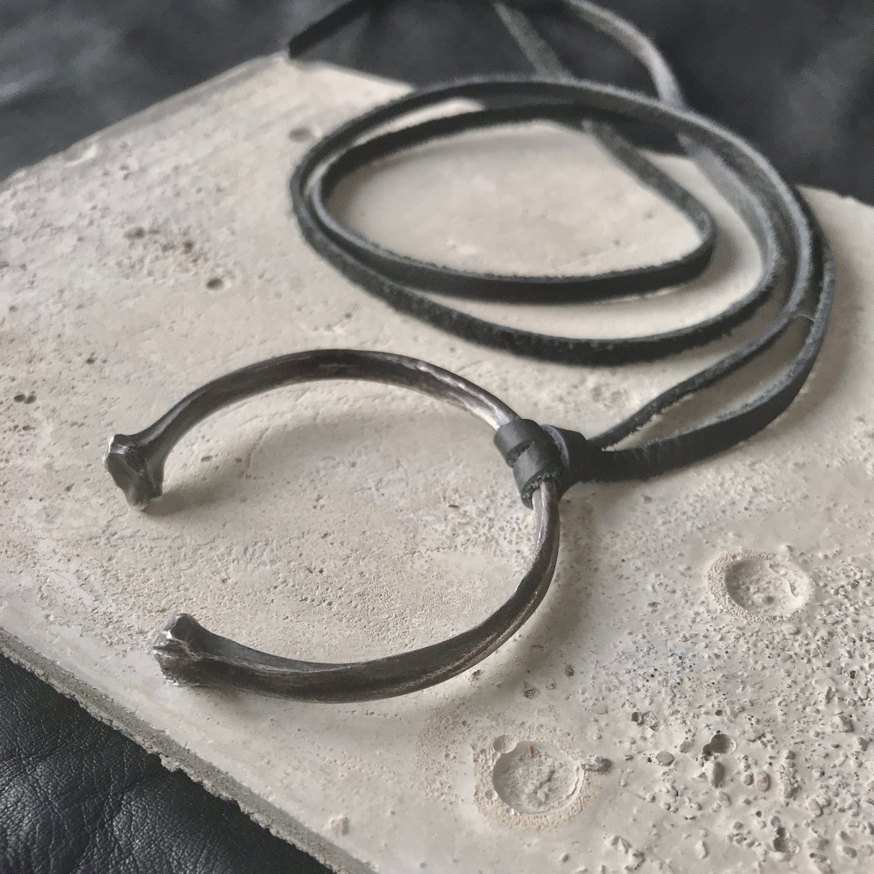 Cat Bone Cuff Bracelet - Ready to Ship