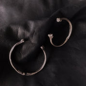 Cat Bone Cuff Bracelet
