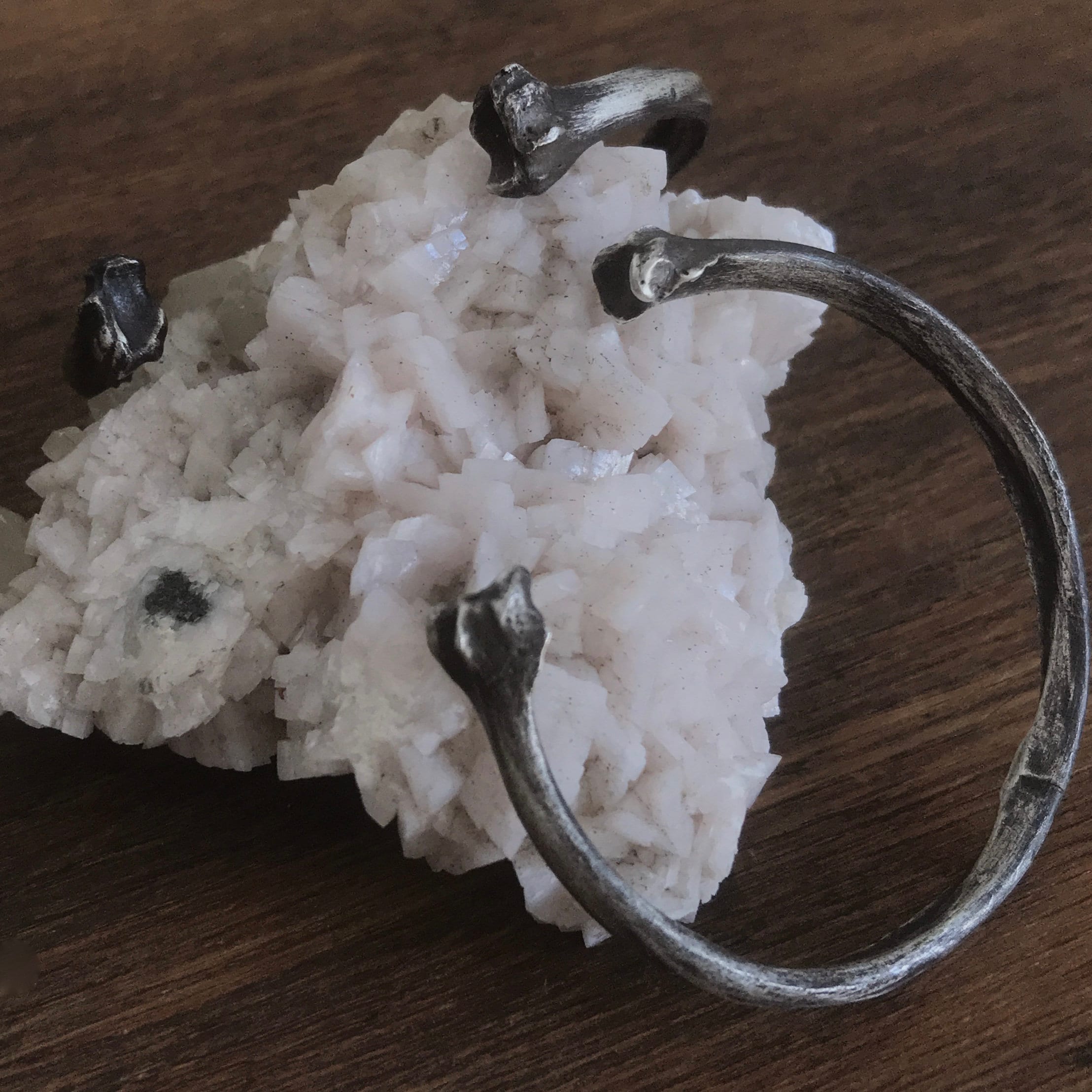 Cat Bone Cuff Bracelet