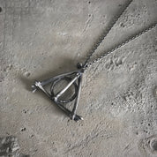 Magical Triangle Hallows Pendant Necklace - Ready to Ship