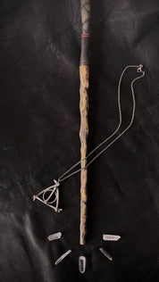 Magical Triangle Hallows Pendant Necklace - Ready to Ship