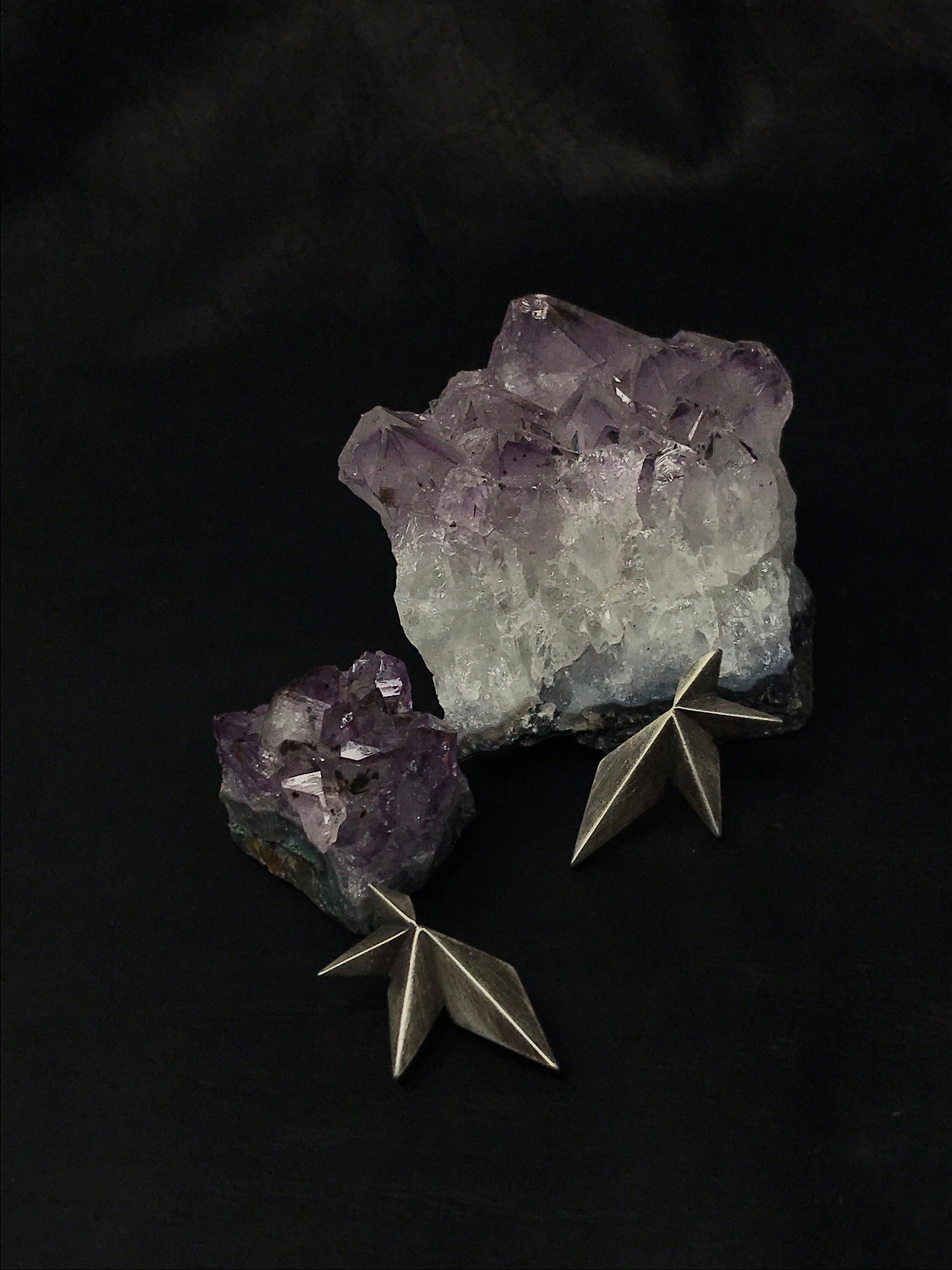 Geometric Star Earrings