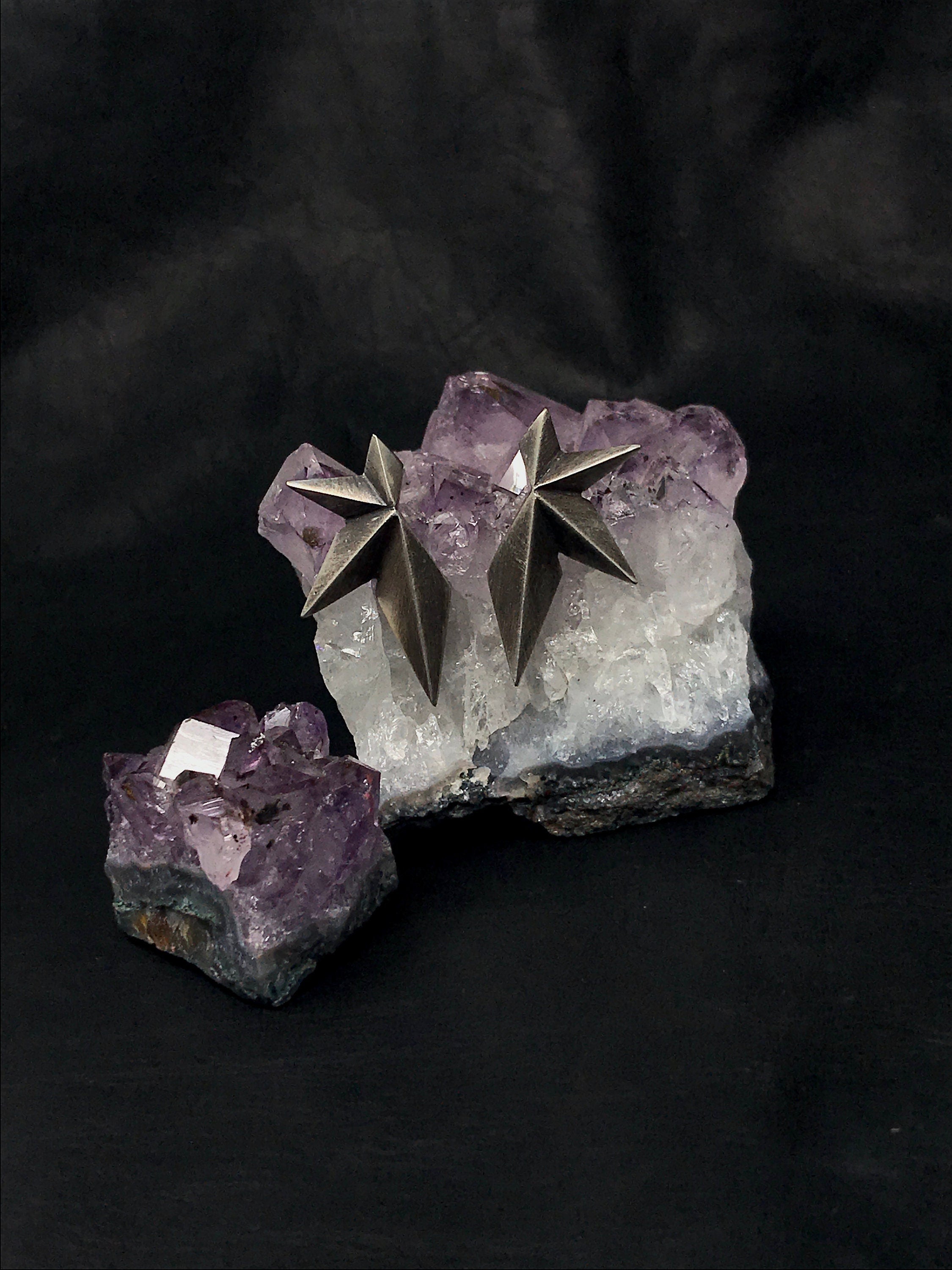 Geometric Star Earrings