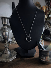 Mini Dangling Ouroboros Pendant Necklace