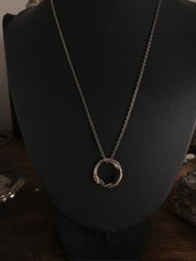 Mini Dangling Ouroboros Pendant Necklace