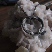 Mini Dangling Ouroboros Pendant Necklace