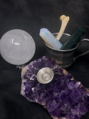 The Grim, Divination Tea Cup Pendant Necklace - Ready to Ship