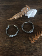 Mini Ouroboros Hoops Earrings