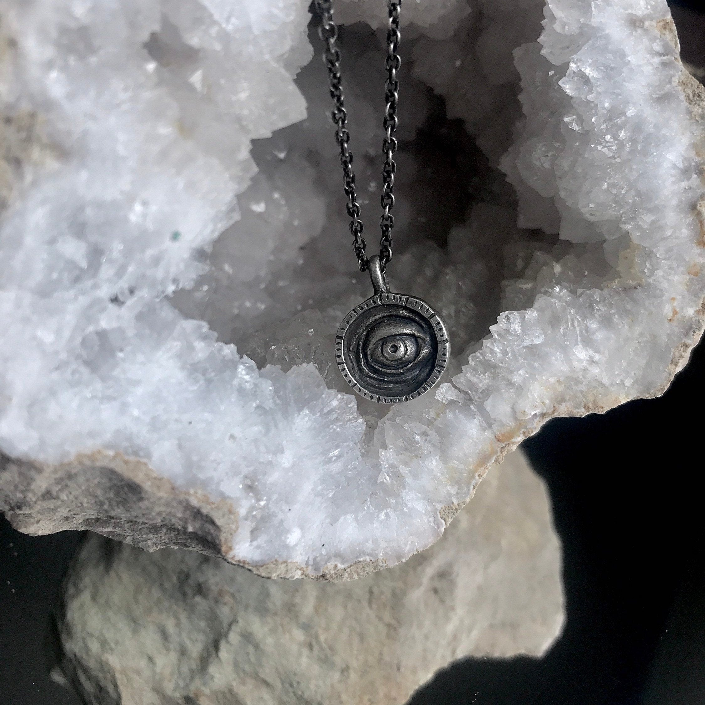 Witchy Eye Signet Pendant - Eye Put a Spell on You Necklace