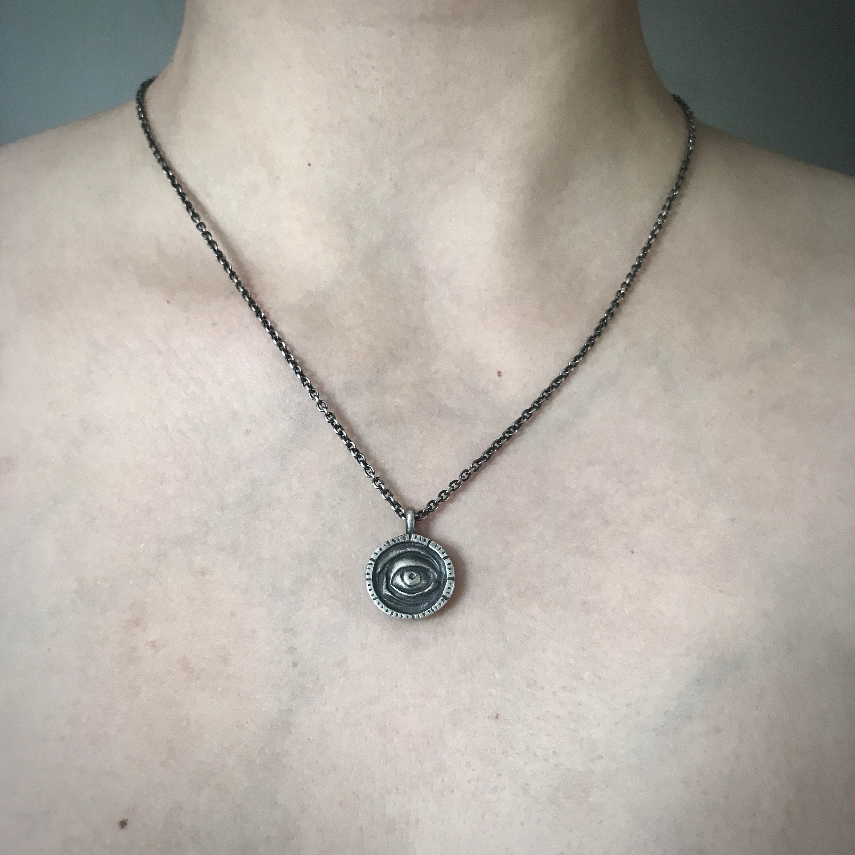 Witchy Eye Signet Pendant - Eye Put a Spell on You Necklace