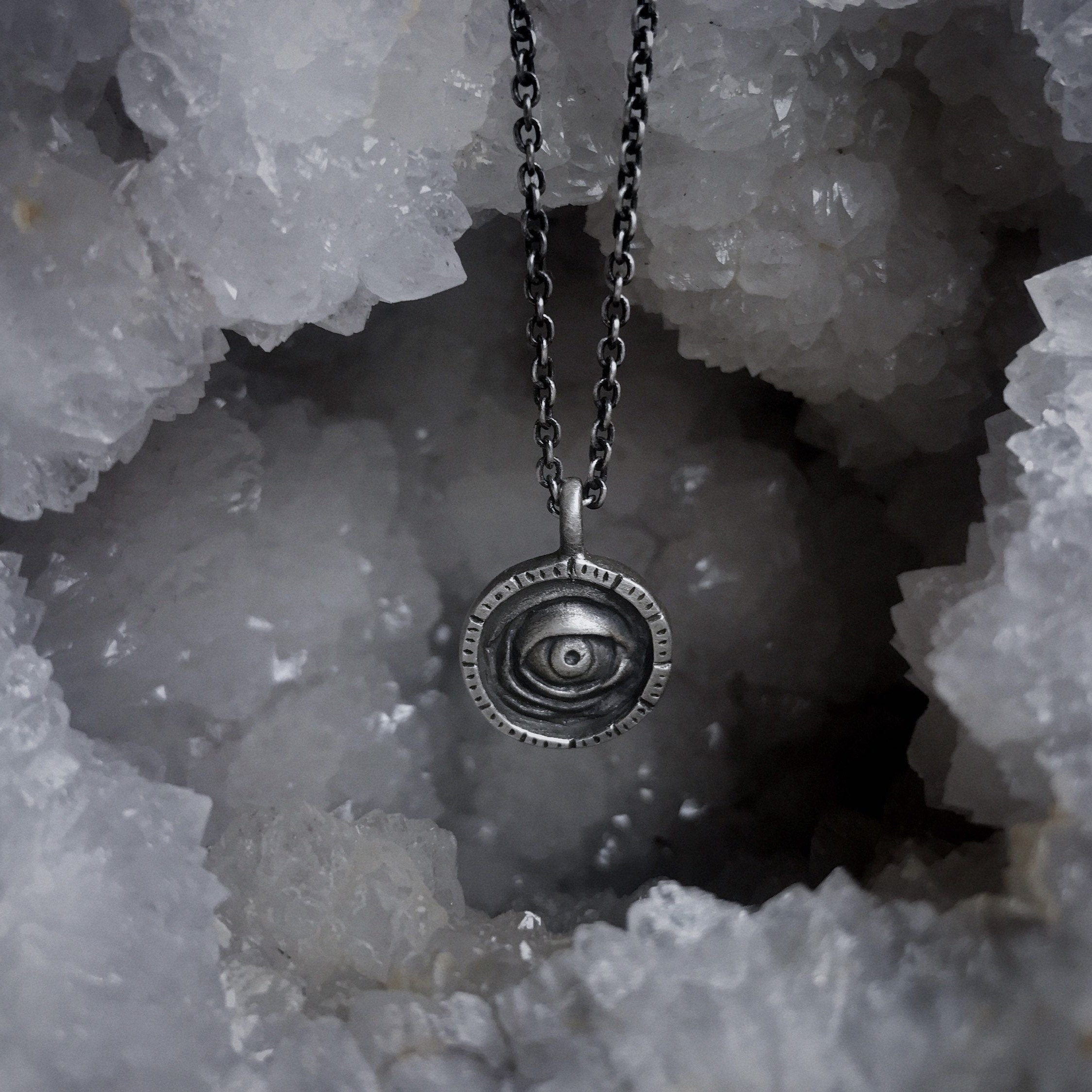 Witchy Eye Signet Pendant - Eye Put a Spell on You Necklace