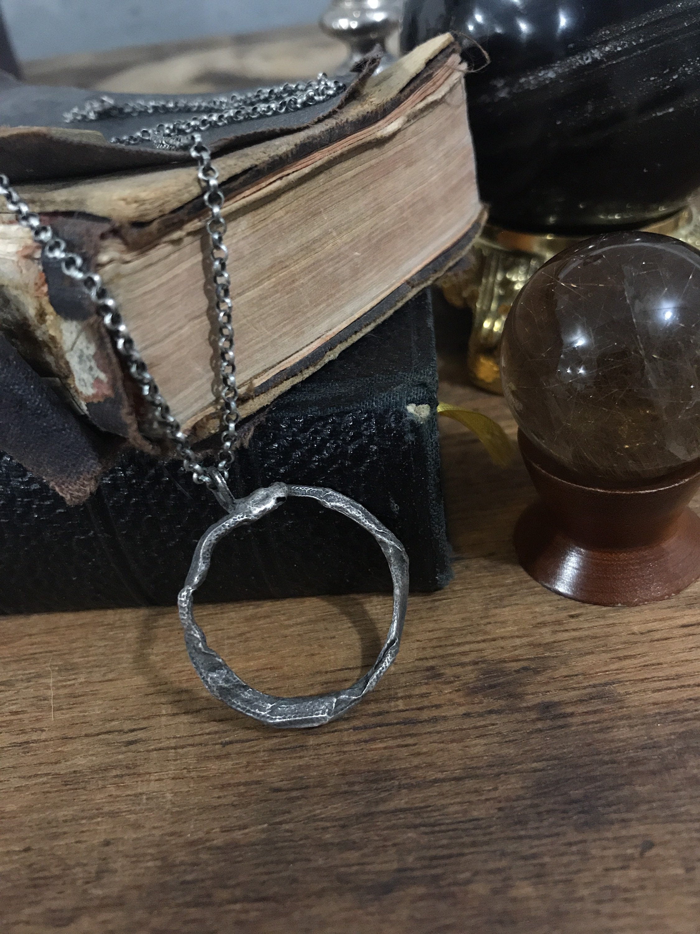 Ouroboros Pendant Necklace