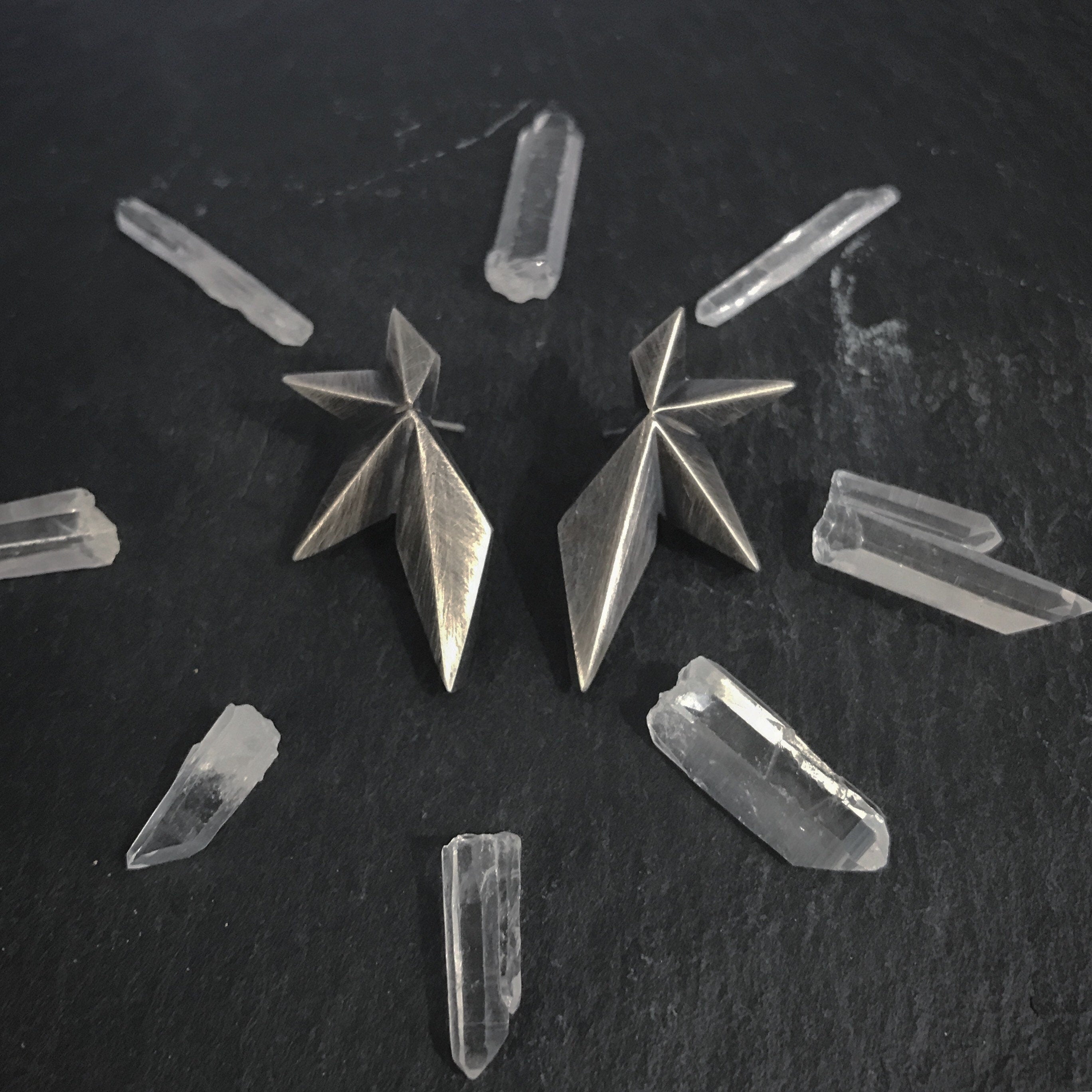 Geometric Star Earrings