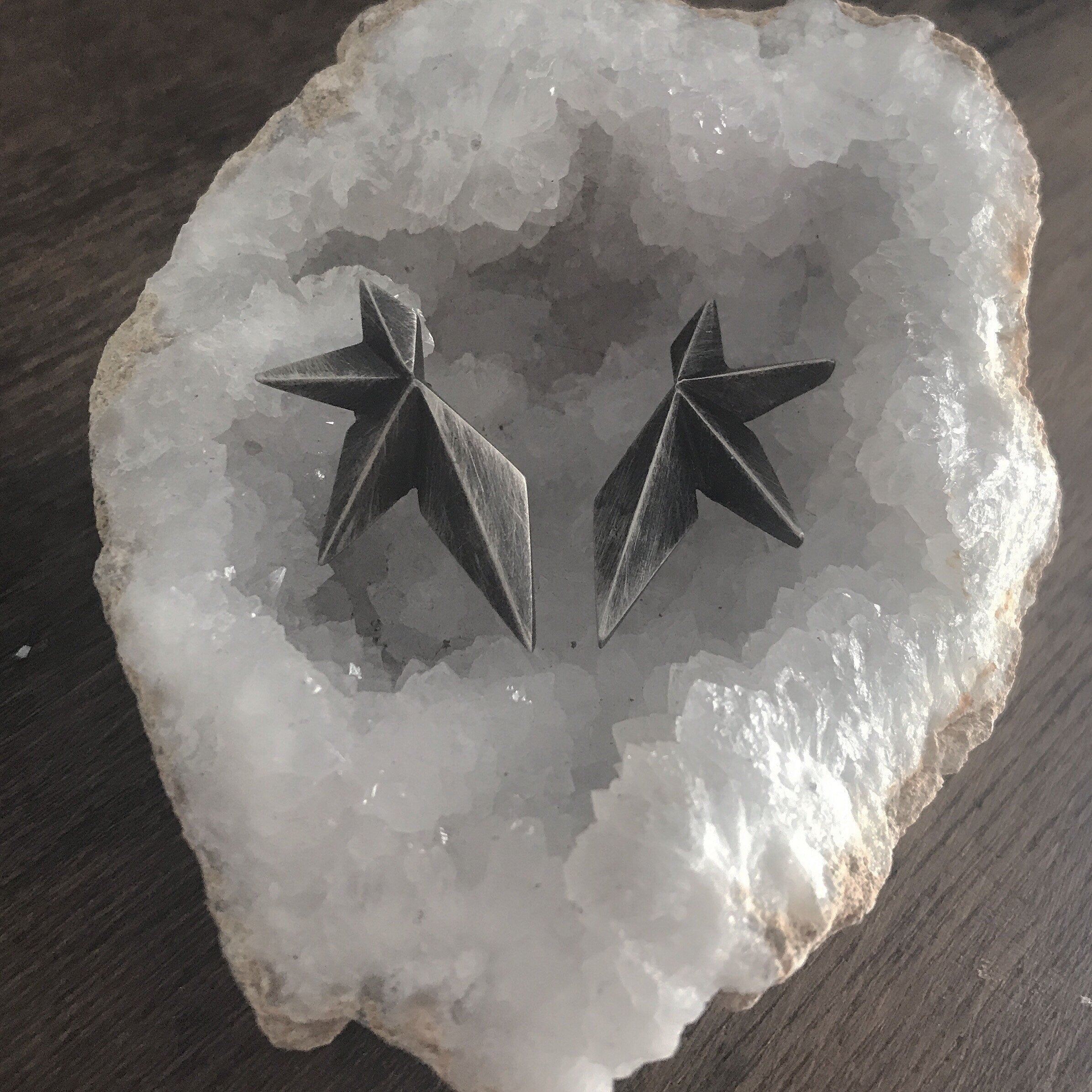 Geometric Star Earrings