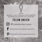 Uneven Signature Pendant Necklace