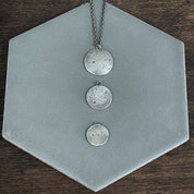 Full Moon Pendant Necklace