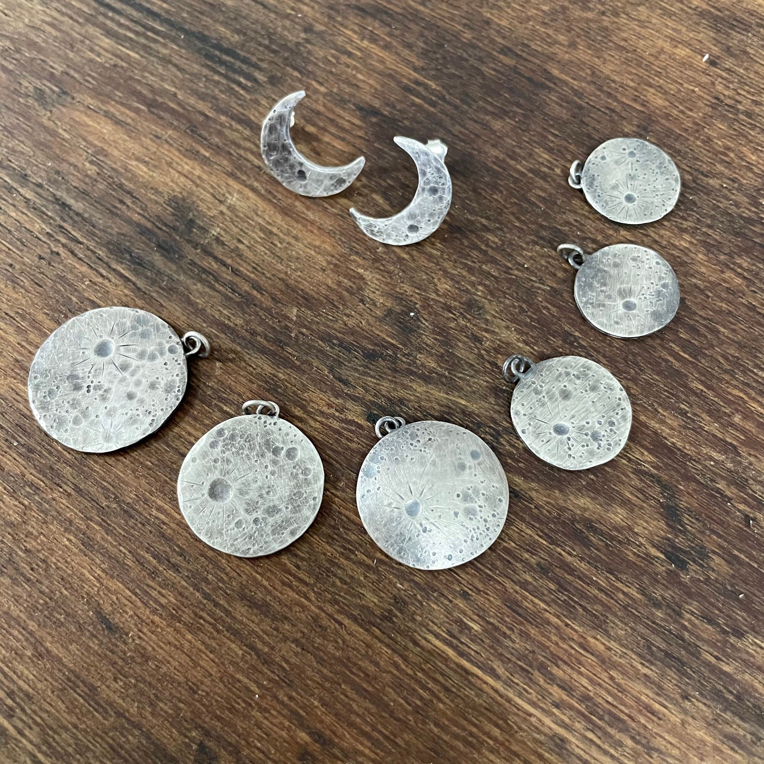 Full Moon Pendant Necklace