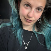 Bones and Chains earrings - ear weigths - Ready to Ship