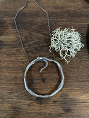 Huge Ouroboros Pendant Necklace