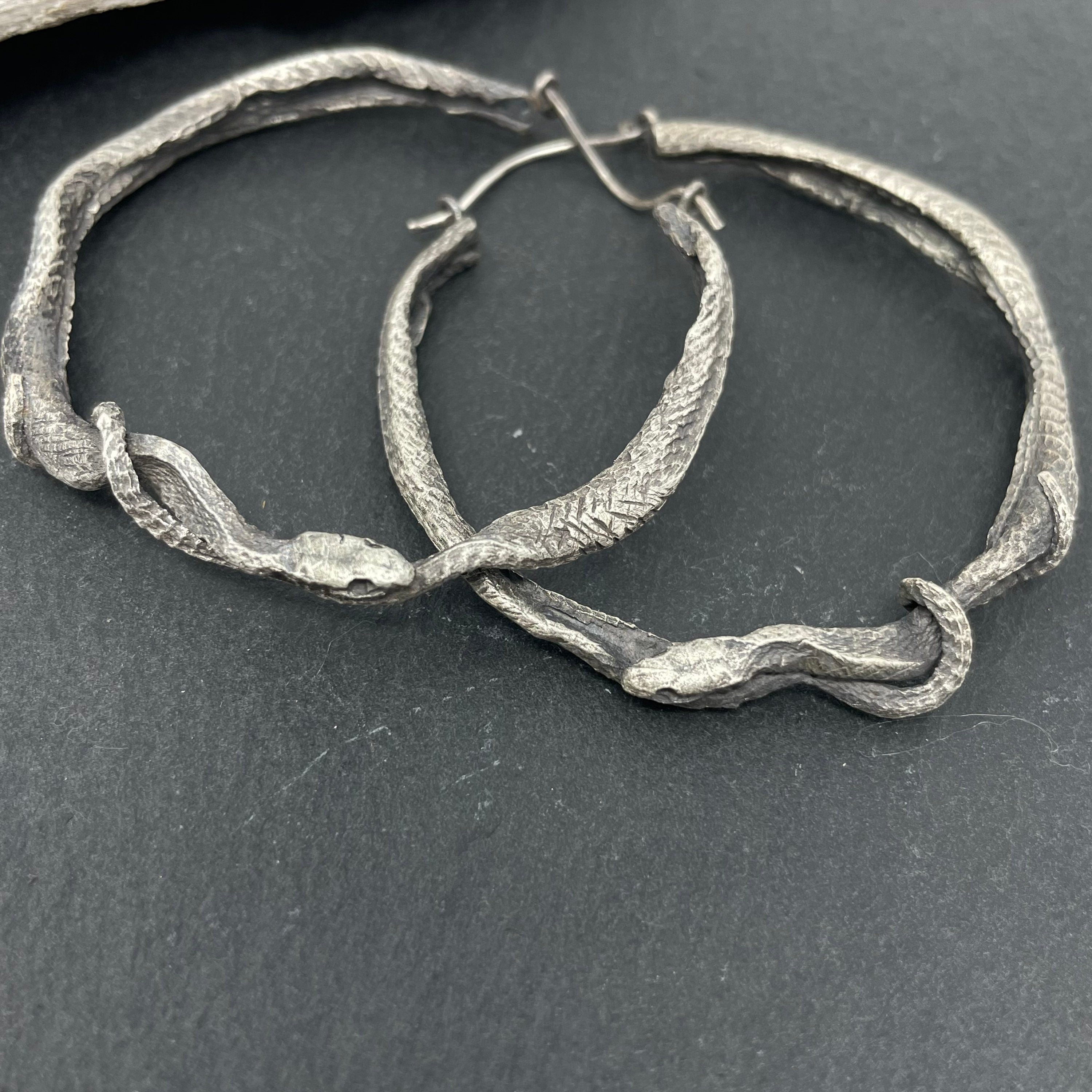 Big Ouroboros Hoops earrings