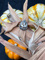 Big Jack-O Lantern Pumpkin Ring - Ready to Ship
