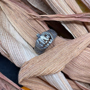 Classic Jack-O Pumpkin Ring – Handcrafted Sterling Silver Halloween Jewelry