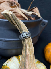 Classic Jack-O Pumpkin Ring – Handcrafted Sterling Silver Halloween Jewelry