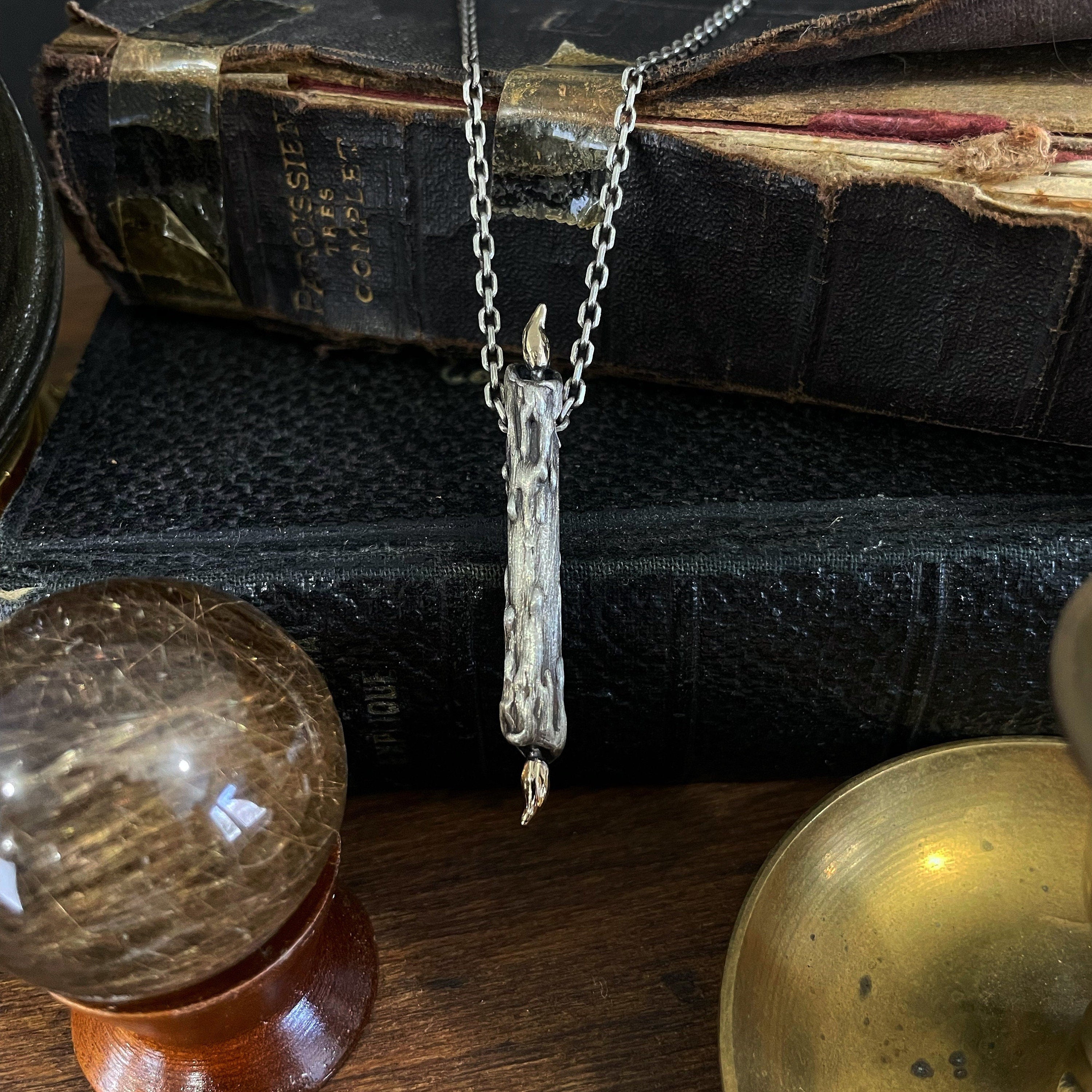 Midnight Society Pendant - Burning at Both ends Candle