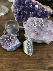 O ring stud Earrings