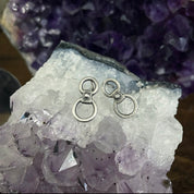 Double O ring Ear Studs Earrings