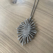 Halo of Bones Pendant Necklace or Ring - Petrified Palm Root - Made to Order